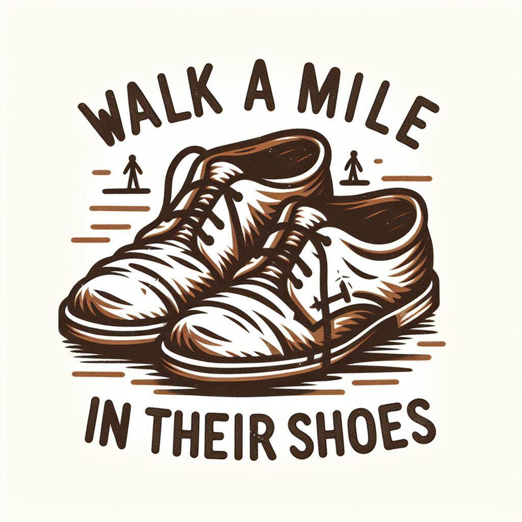 Walk a Mile in Their Shoes 5K - logo